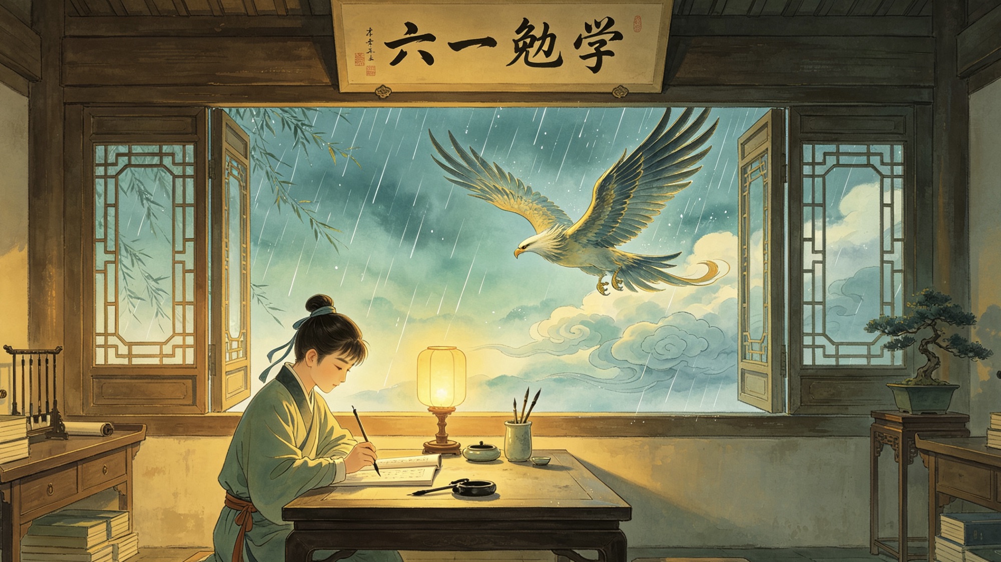 《七律·六一勉学》